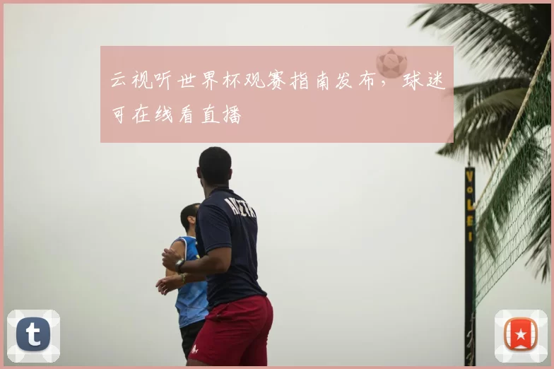 云视听世界杯观赛指南发布，球迷可在线看直播