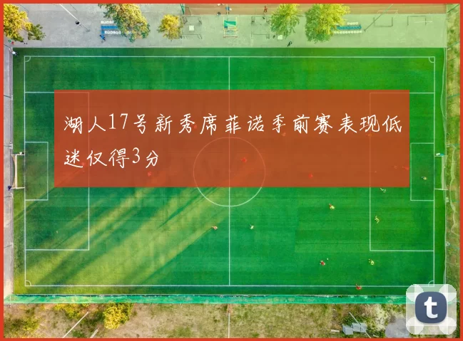 湖人17号新秀席菲诺季前赛表现低迷仅得3分